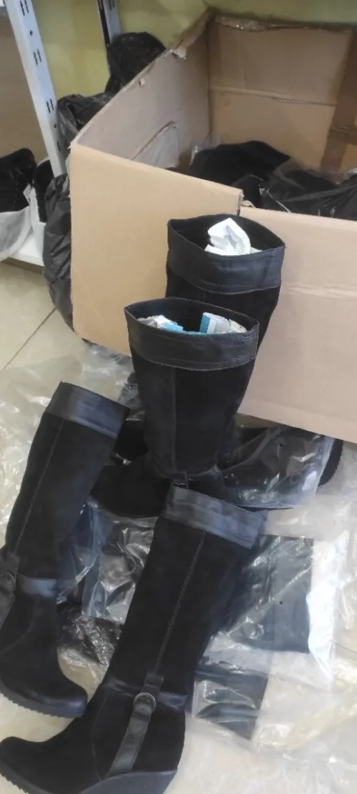 Lots de bottes compensées femme