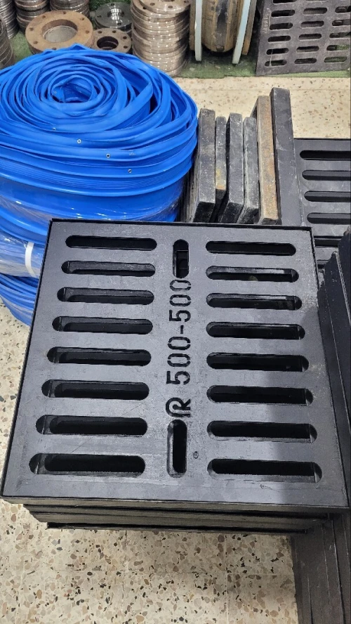 Tampon Grille avaloir et caniveau en fonte et acier et clapet caniveaux importation