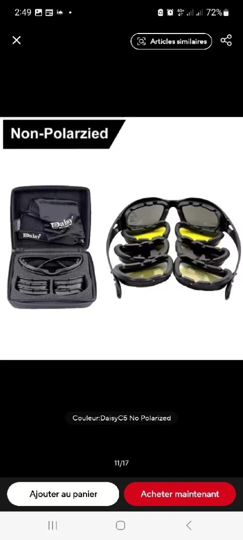 Lunettes de securitè 