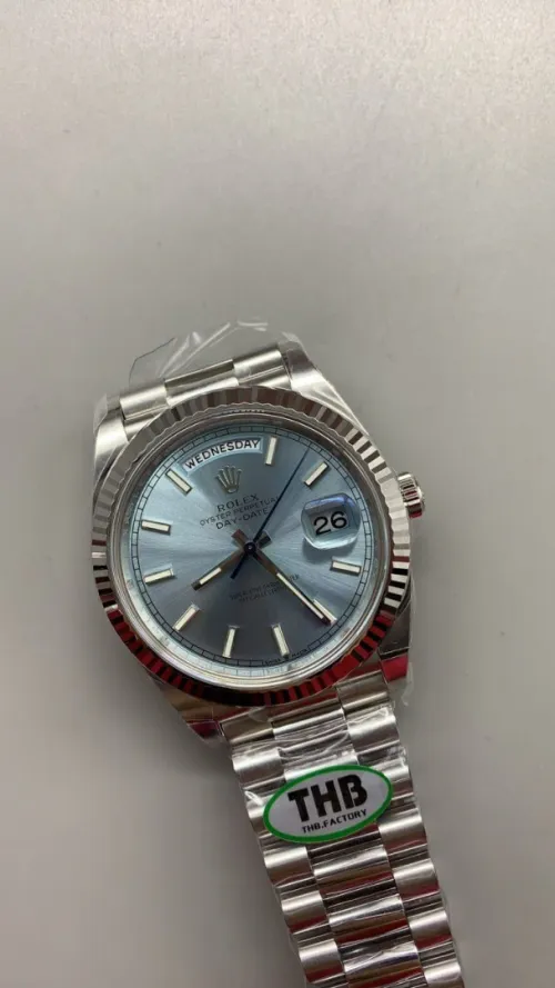 Montre Rolex DayDate blue (Clean / Clone)