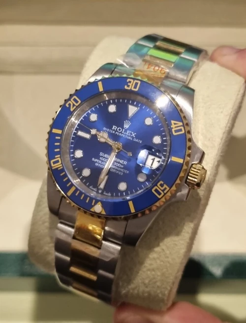 Rolex Submariner Blue Dial Two Tone 