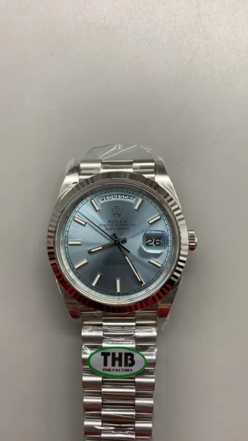 Montre Rolex DayDate blue (Clean / Clone)