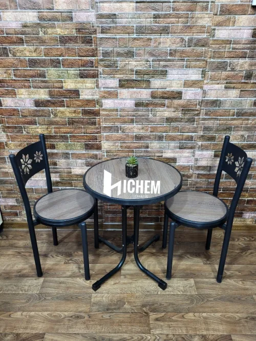 Table et chais pour cafétéria et fast food et restaurant 