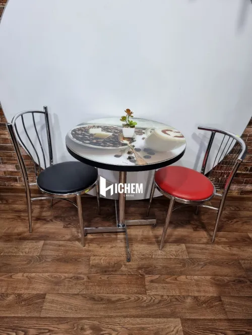 Table et chais pour cafétéria et fast food et restaurant 