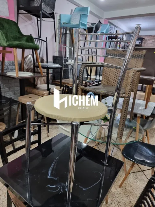 Table et chais pour cafétéria et fast food et restaurant 