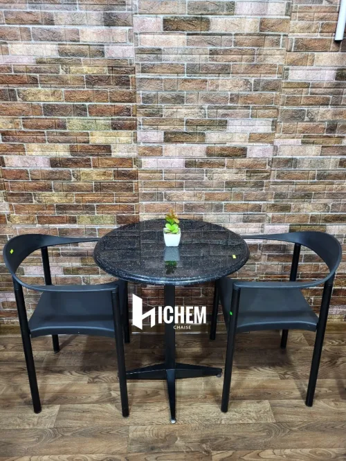 Table et chais pour cafétéria et fast food et restaurant 