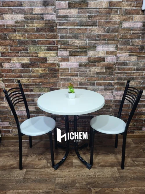 Table et chais pour cafétéria et fast food et restaurant 