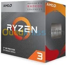 Processeur AMD AM4 RYZEN 3 3200G 4-COEURS 8-THREADS 3.6GHZ 4MO CACHE 65W BOX