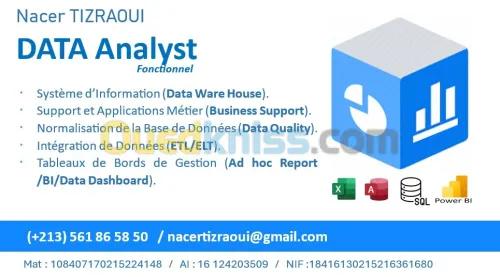 DATA ANALYST Fonctionnel