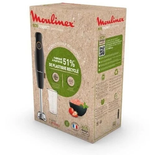 Bras Mixeur Plongeant Eco Respect 600W Moulinex DD46E810