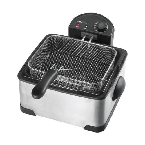 Double friteuse 4L inox Clatronic FR 3195