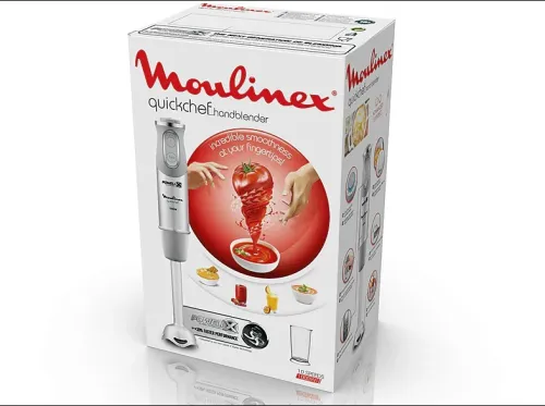 Moulinex QuickChef - Mixeur à tige Batteur sans accessoires 1 accesorio gris A+++ DD65AD10