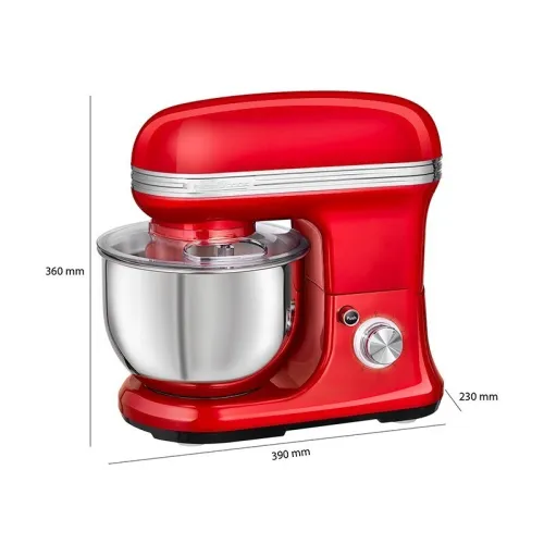 Proficook Robot Pétrin  5 Litres  1200 Watts Pc-Km 1197 ROUGE