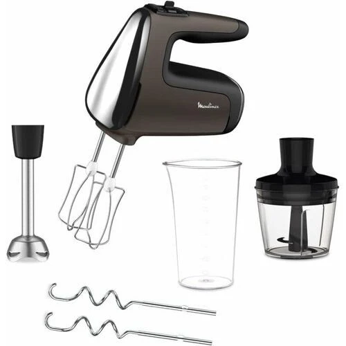 Batteur Moulinex PowerMix Silence HM653910 Batteur - 600W - 7 accessoires - Silencieux