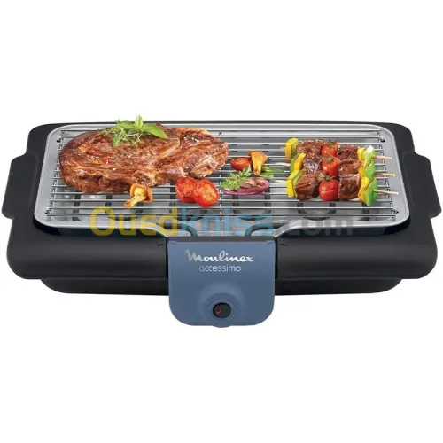 Moulinex BBQ Electrique Accessimo, Barbecue de Table, Grille Amovible, 2100 W - BG134812
