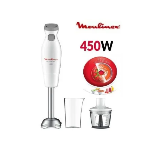 Moulinex Bras Mixeur Dd552110 Dailychef 2 En 1 600 W Blanc