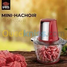 IRIS MINI HACHOIR ROUGE IR-MH356-R