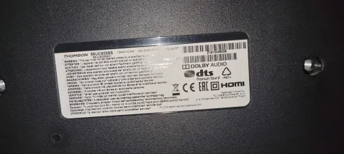 Télévision Thomson Curved Tv 55uc6006s