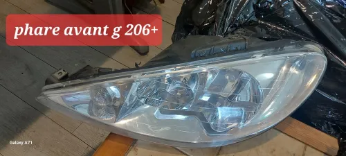 Phare avant 206+