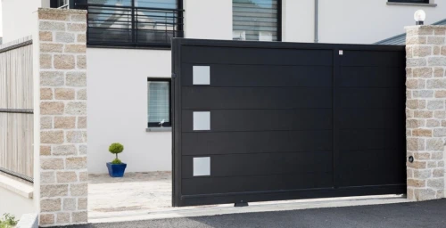 Installation portail coulissant 