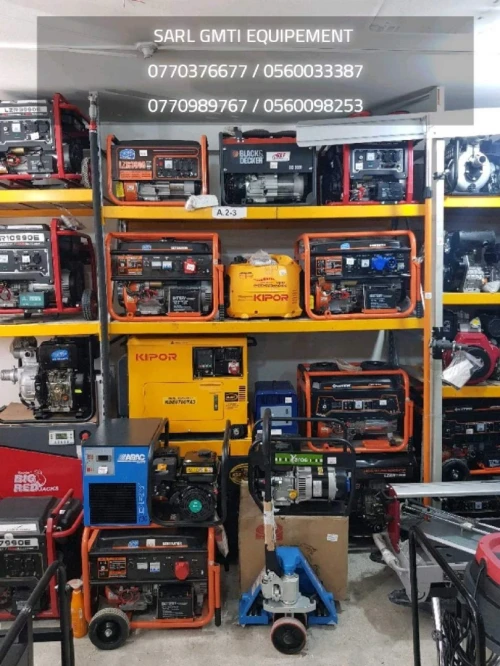 Compacteur diesel , compresseur 1000lt atlas copco , dame sauteuse , plaque vibrante , monte charge