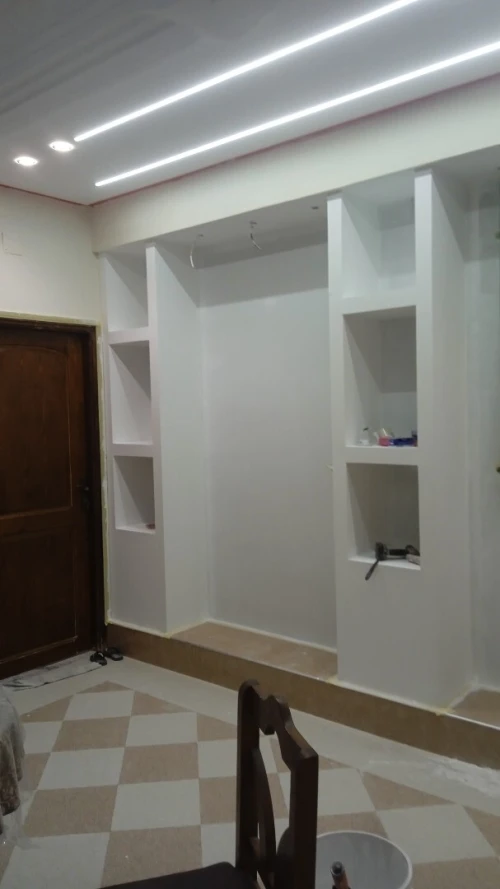 Peintue decoration ba13  بديل الخشب و بديل الرخام  faux plafond  demontable