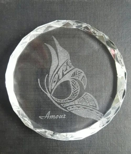 Gravure sur verre 