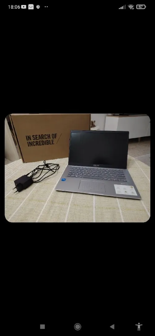 pc portable asus x415e i3 11eme generation 8 go ram 256 go ssd etat presque neuf avec boite+chargeur