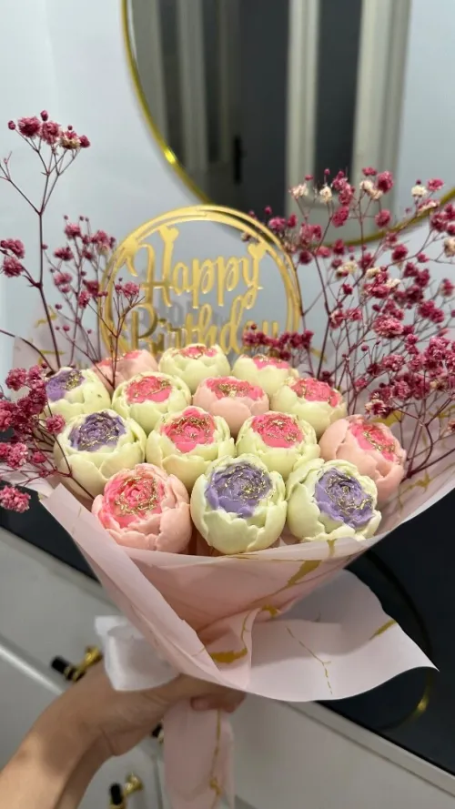 Fleurs chocolat 