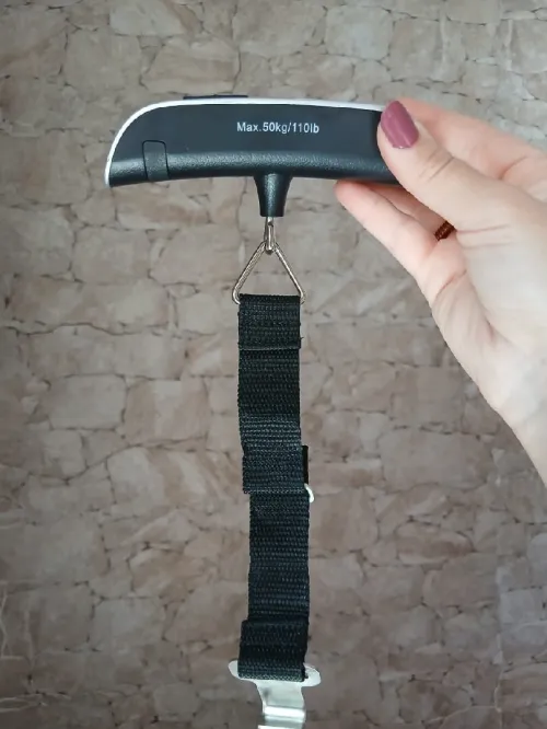 Pèse valise et thermomètre embarqué