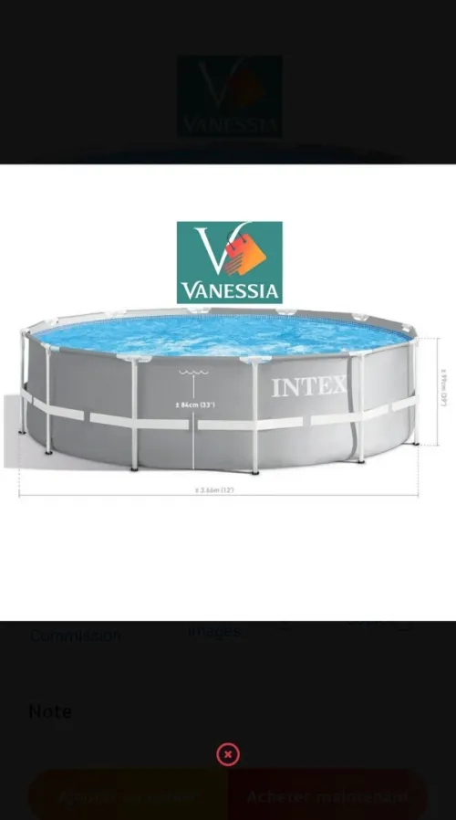 Piscine intex