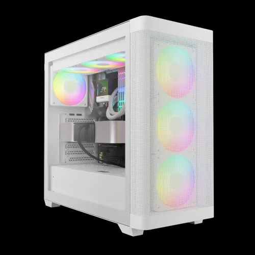 BOITIER GAMDIAS ATHENA M3 WHITE 4 FANS ARGB 