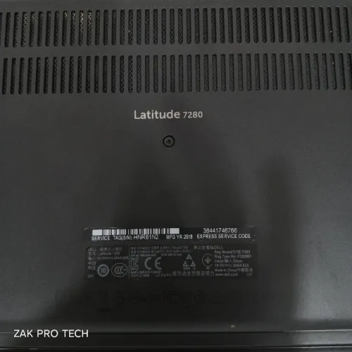 Dell latitude touchscreen 12.5' 7280 i7 7eme 16 GB RAM 512 SSD nvme