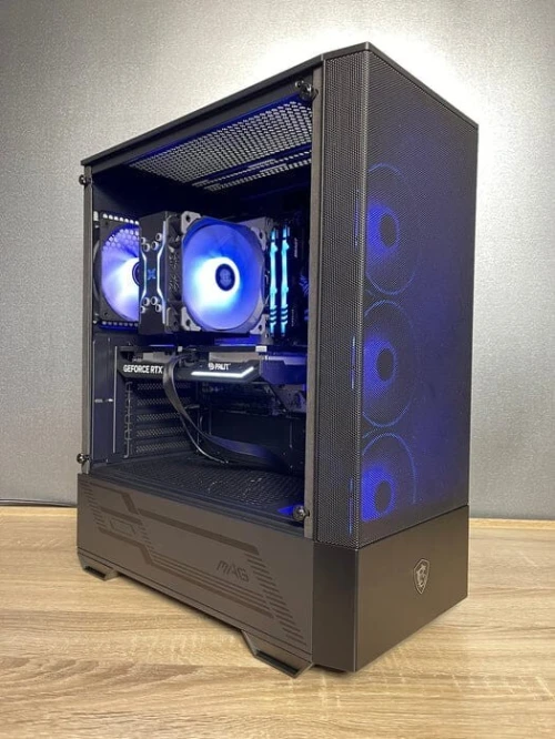 PC GAMER R5 7600X RTX 5060 USED 16 2*8 GB RAM DDR 5 XPG USED 256 SSD NVME PSU 650w AG400 MSI 112R