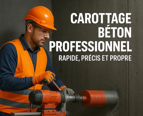 Trou béton pour climatisation   carottage professionnel