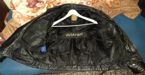 jaket cuir aviatrix L