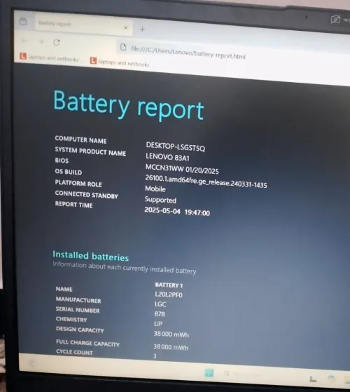 PC portable Lenovo 