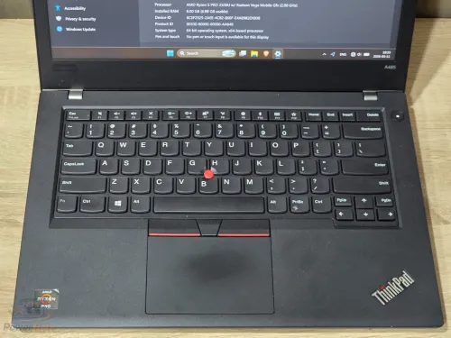 Lenovo ThinkPad A485 | Ryzen 5 PRO 2500U | Radeon Vega 8 | 8 Go DDR4 | 256 Go SSD | 14"