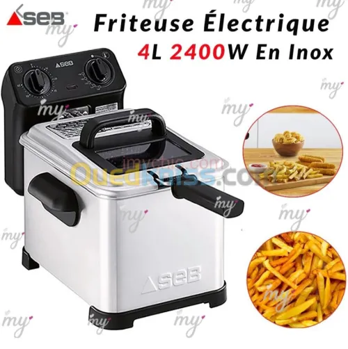 Friteuse électrique seb 4 littres 2400w
