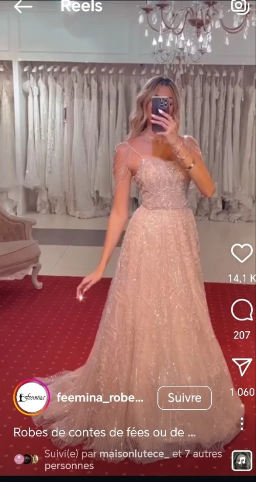 Robe soirée (fée-mina robe) 