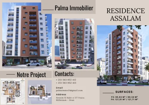 Vente Appartement F3 F4 Oran Bir el djir