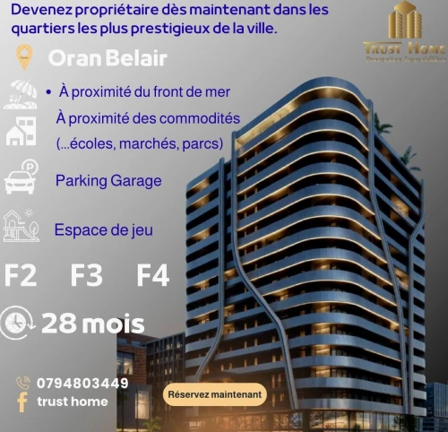 Vente Appartement F4 Oran Oran