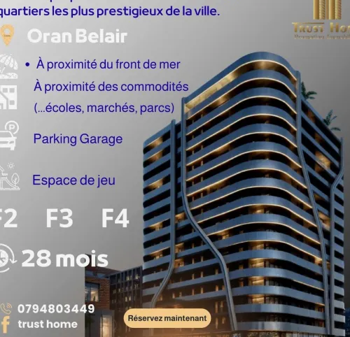 Vente Appartement F3 Oran Oran