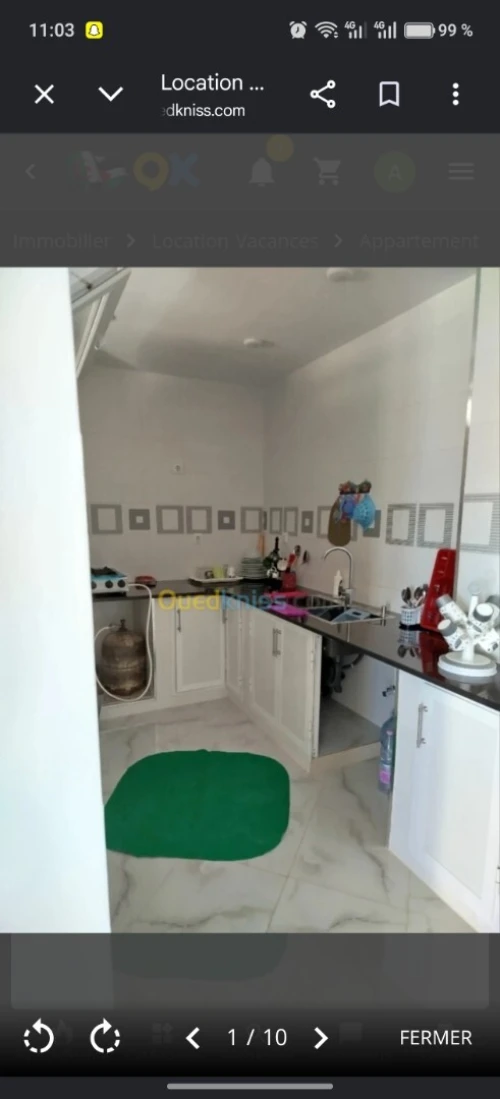Location Appartement F3 Boumerdès Dellys