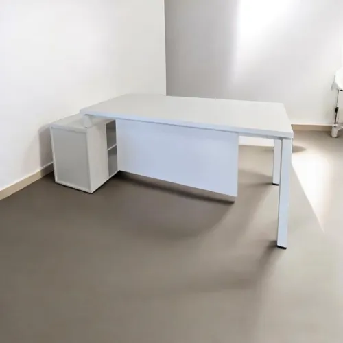 Gamme de mobilier de bureau blanche élégante