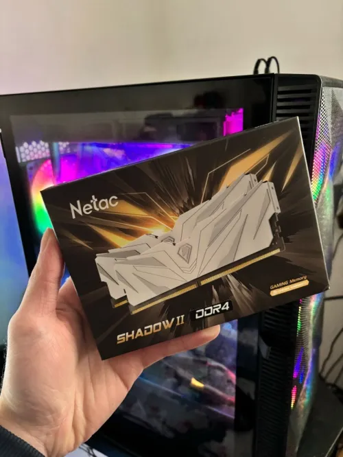 RAM DDR4 Netac Shadow II white