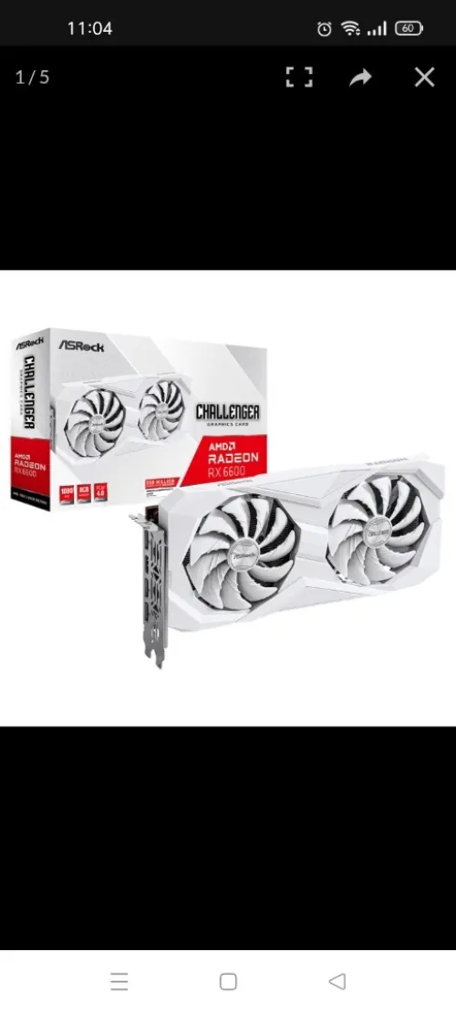 ASRock Radeon RX 6600 Challenger D 8GB