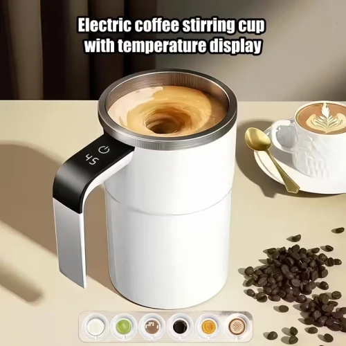 Tasse à café électrique portable avec mesure intelligente de la température