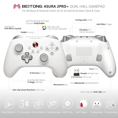 NEW BEITONG Asura 2Pro 2.4G Wireless Game Controller
