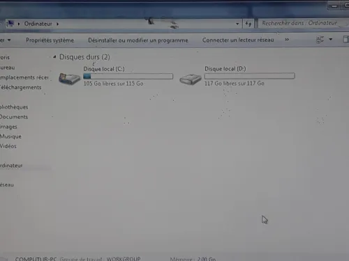 pc hp +2 unite central 
